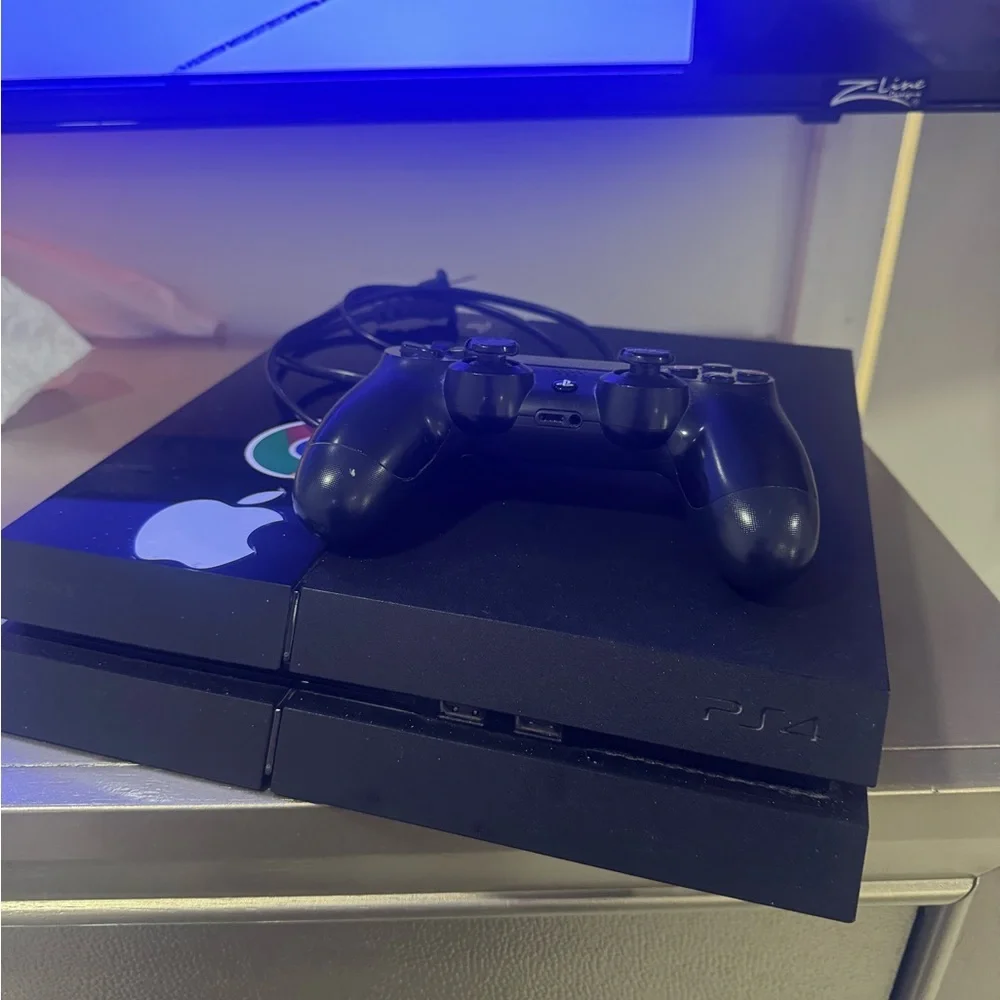 Sony Black PS4 Console Sleek Design